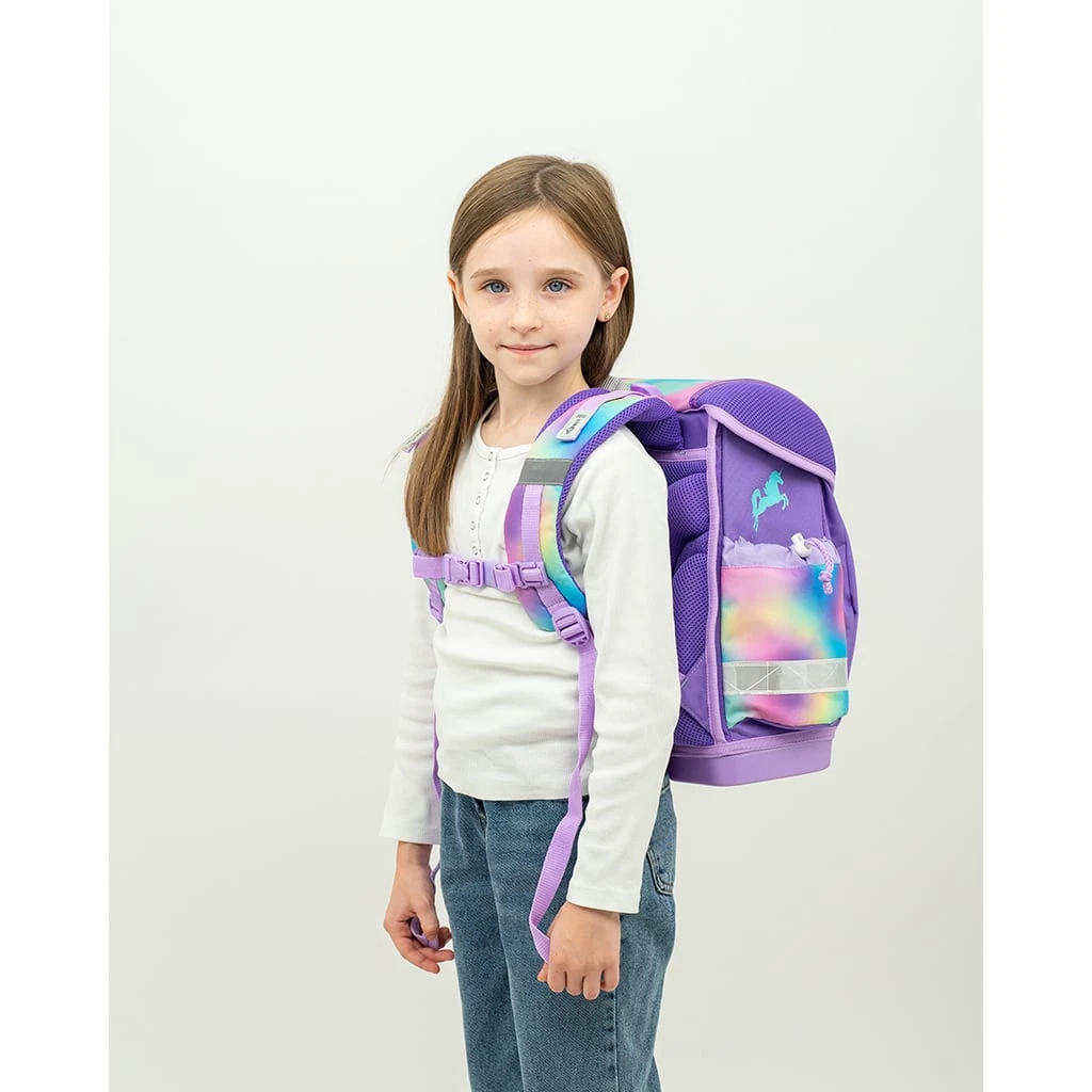 BELMIL 4tlg-Set: Schulranzen Rainbow Color In Rose – (H)36 X (B) 32 X (T) 19 Cm 15 BELMIL 4tlg-Set: Schulranzen Rainbow Color In Rose – (H)36 X (B) 32 X (T) 19 Cm – Bild 15