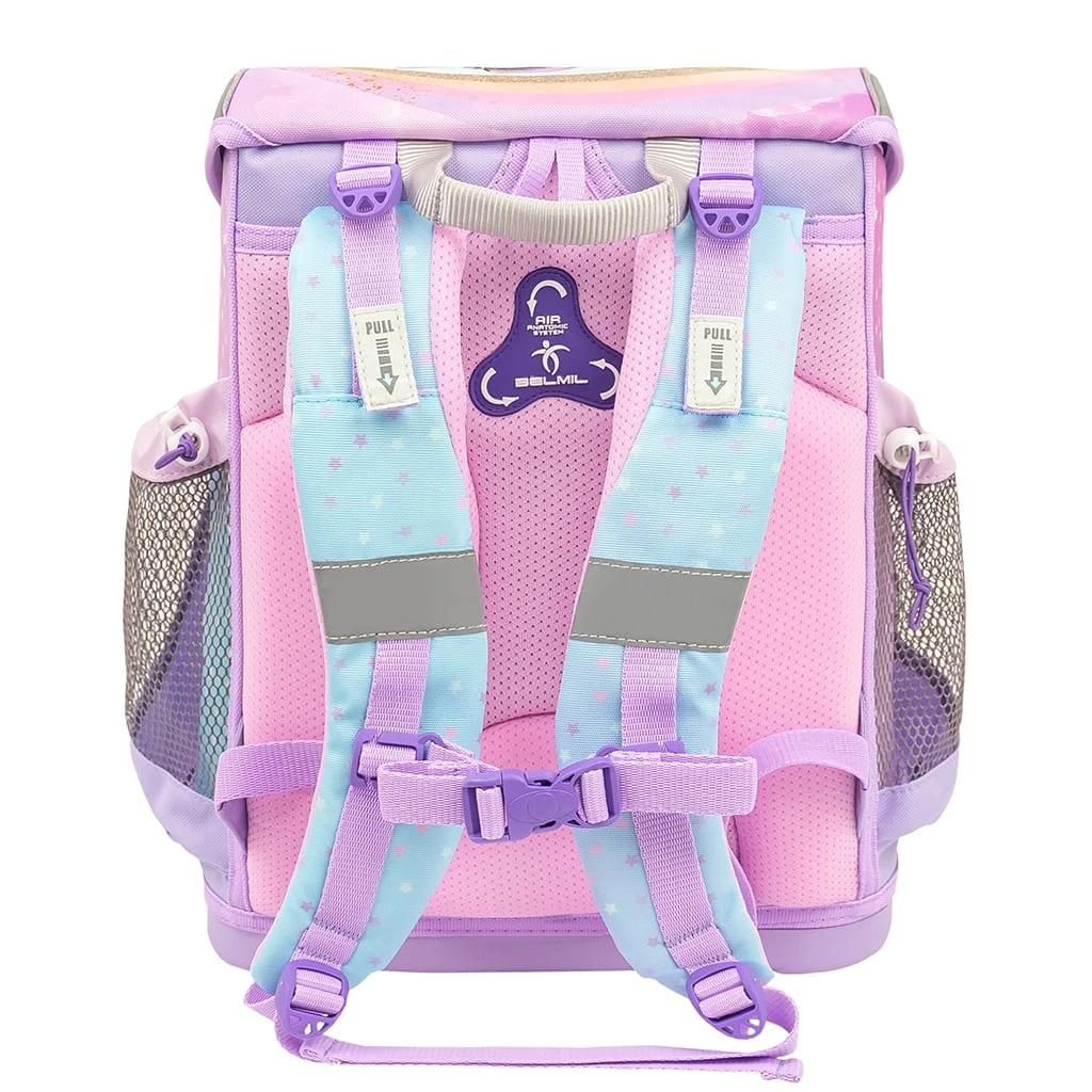 BELMIL 4tlg-Set: Schulranzen Rainbow Unicorn In Lila – (H)36 X (B) 28 X (T) 17 Cm 5 BELMIL 4tlg-Set: Schulranzen Rainbow Unicorn In Lila – (H)36 X (B) 28 X (T) 17 Cm – Bild 5