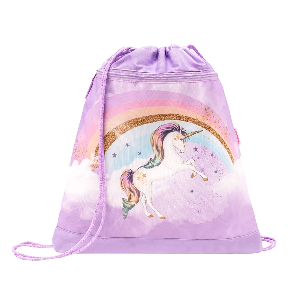 BELMIL 4tlg-Set: Schulranzen Rainbow Unicorn In Lila – (H)36 X (B) 28 X (T) 17 Cm 8 BELMIL 4tlg-Set: Schulranzen Rainbow Unicorn In Lila – (H)36 X (B) 28 X (T) 17 Cm – Bild 8