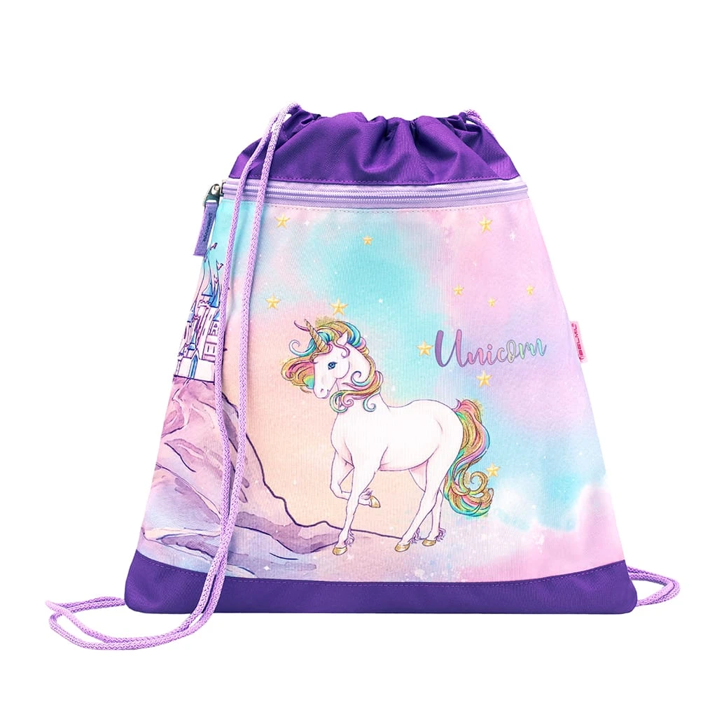 BELMIL 4tlg-Set: Schulranzen Rainbow Unicorn Magic In Lila – H37xB30xT19 Cm 8 BELMIL 4tlg-Set: Schulranzen Rainbow Unicorn Magic In Lila – H37xB30xT19 Cm – Bild 8