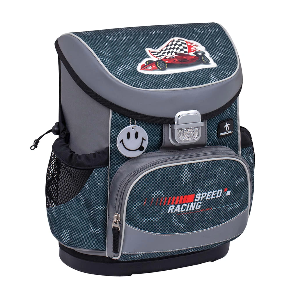 BELMIL 4tlg-Set: Schulranzen Red Dots In Schwarz – (H)36 X (B) 28 X (T) 17 Cm 2 BELMIL 4tlg-Set: Schulranzen Red Dots In Schwarz – (H)36 X (B) 28 X (T) 17 Cm – Bild 2