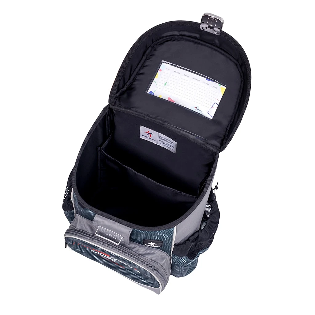 BELMIL 4tlg-Set: Schulranzen Red Dots In Schwarz – (H)36 X (B) 28 X (T) 17 Cm 8 BELMIL 4tlg-Set: Schulranzen Red Dots In Schwarz – (H)36 X (B) 28 X (T) 17 Cm – Bild 8