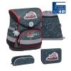 BELMIL 4tlg-Set: Schulranzen Red Dots In Schwarz – (H)37 X (B) 30 X (T) 19 Cm