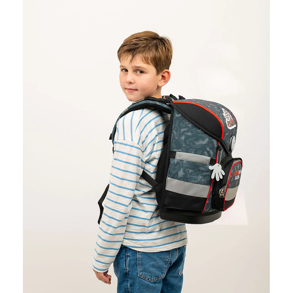 BELMIL 4tlg-Set: Schulranzen Red Dots In Schwarz – (H)37 X (B) 30 X (T) 19 Cm 9 BELMIL 4tlg-Set: Schulranzen Red Dots In Schwarz – (H)37 X (B) 30 X (T) 19 Cm – Bild 9