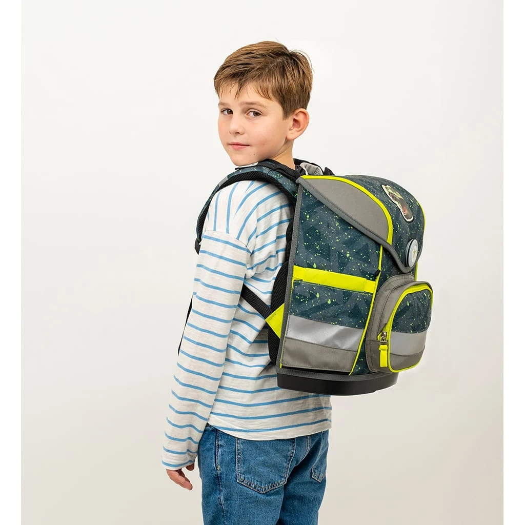 BELMIL 4tlg-Set: Schulranzen T-rex Roar In Grün – (H)37 X (B) 30 X (T) 19 Cm 10 BELMIL 4tlg-Set: Schulranzen T-rex Roar In Grün – (H)37 X (B) 30 X (T) 19 Cm – Bild 10