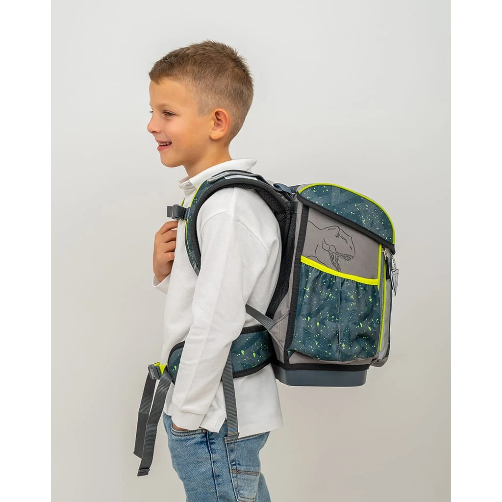 BELMIL 4tlg-Set: Schulranzen T-rex Roar In Grün – (H)37 X (B) 31 X (T) 17 Cm 11 BELMIL 4tlg-Set: Schulranzen T-rex Roar In Grün – (H)37 X (B) 31 X (T) 17 Cm – Bild 11