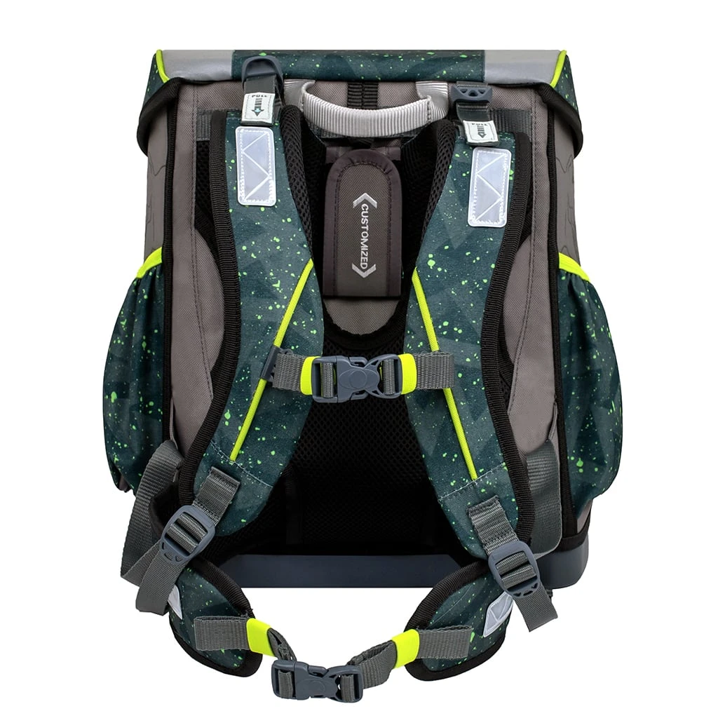 BELMIL 4tlg-Set: Schulranzen T-rex Roar In Grün – (H)37 X (B) 31 X (T) 17 Cm 5 BELMIL 4tlg-Set: Schulranzen T-rex Roar In Grün – (H)37 X (B) 31 X (T) 17 Cm – Bild 5