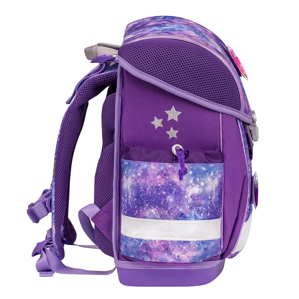 BELMIL 5tlg-Set: Schulranzen Violet Universe In Lila – (H)36 X (B) 32 X (T) 19 Cm 4 BELMIL 5tlg-Set: Schulranzen Violet Universe In Lila – (H)36 X (B) 32 X (T) 19 Cm – Bild 4