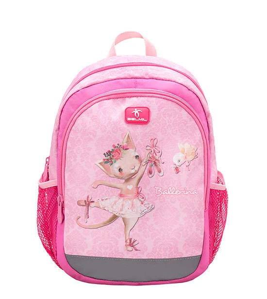 BELMIL Kindergartenrucksack "Kiddy Plus Ballerina" In Pink - H 33 Cm L 23 Cm T 13 Cm 2 BELMIL Kindergartenrucksack "Kiddy Plus Ballerina" In Pink - H 33 Cm L 23 Cm T 13 Cm – Bild 2