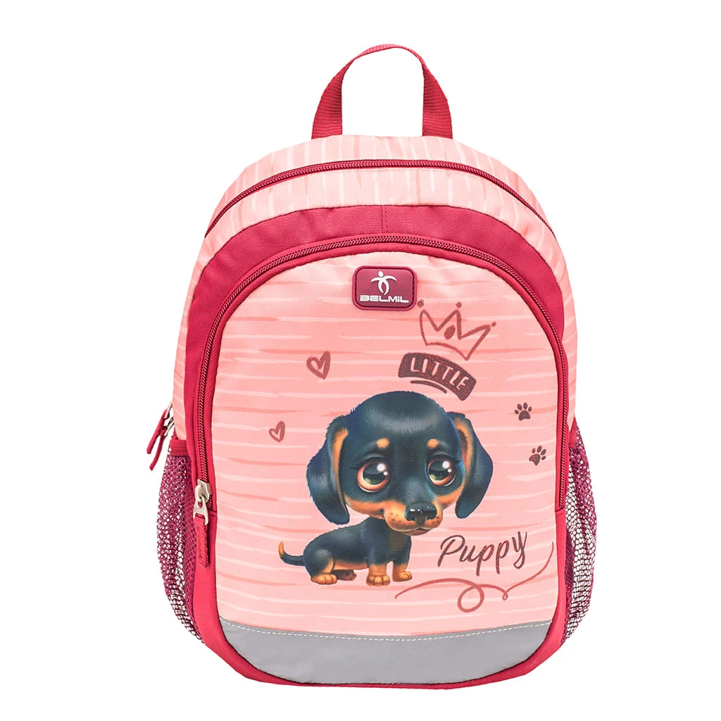 BELMIL Kindergartenrucksack "Kiddy Plus Little Puppy" - Brustgurt, Namensschild 2 BELMIL Kindergartenrucksack "Kiddy Plus Little Puppy" - Brustgurt, Namensschild – Bild 2