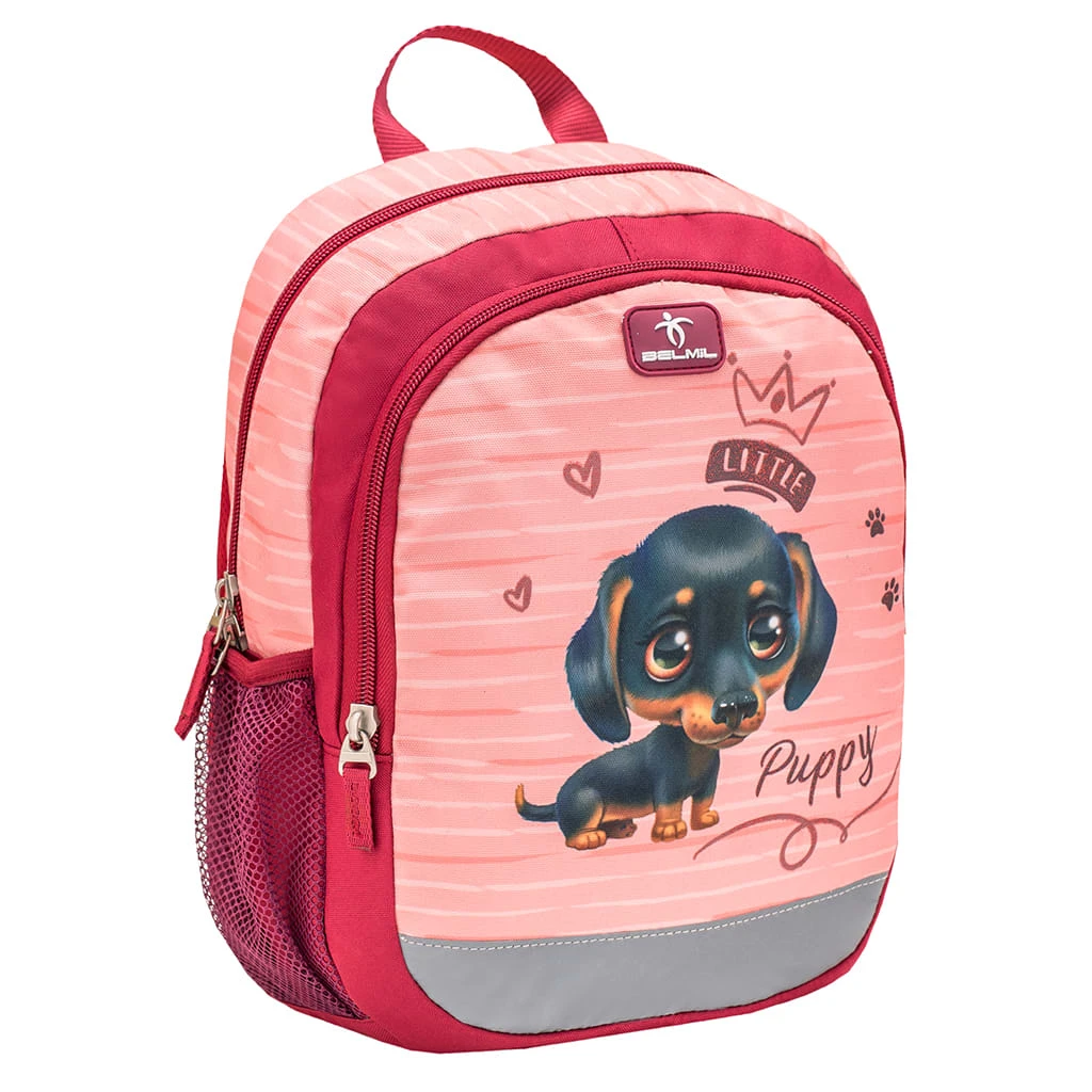 BELMIL Kindergartenrucksack "Kiddy Plus Little Puppy" - Brustgurt, Namensschild 1 BELMIL Kindergartenrucksack "Kiddy Plus Little Puppy" - Brustgurt, Namensschild