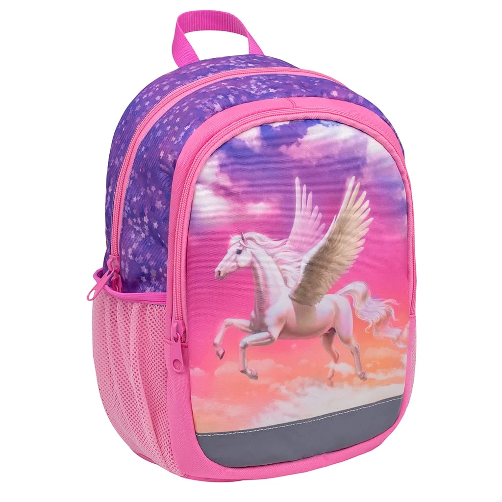 BELMIL Kindergartenrucksack Kiddy Plus Pegasus In Rosa – (H) 33 X (L) 23 X (T) 13 Cm 1 BELMIL Kindergartenrucksack Kiddy Plus Pegasus In Rosa – (H) 33 X (L) 23 X (T) 13 Cm