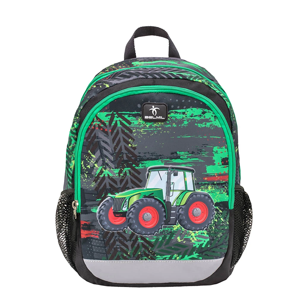 BELMIL Kindergartenrucksack Kiddy Plus Tractor In Grün – (H) 33 X (L) 23 X (T) 13 Cm 2 BELMIL Kindergartenrucksack Kiddy Plus Tractor In Grün – (H) 33 X (L) 23 X (T) 13 Cm – Bild 2