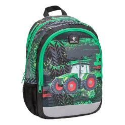 BELMIL Kindergartenrucksack Kiddy Plus Tractor In Grün – (H) 33 X (L) 23 X (T) 13 Cm