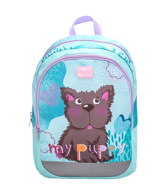 BELMIL Kindergartenrucksack "Kiddy Puppy" In Türkis - H 33 Cm L 23 Cm T 13 Cm 2 BELMIL Kindergartenrucksack "Kiddy Puppy" In Türkis - H 33 Cm L 23 Cm T 13 Cm – Bild 2