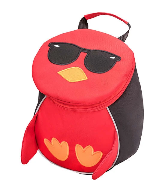 BELMIL Kindergartenrucksack "Mini Animal Mini Bird" In Rot/Schwarz - H 25 L 18 T 11 Cm 1 BELMIL Kindergartenrucksack "Mini Animal Mini Bird" In Rot/Schwarz - H 25 L 18 T 11 Cm