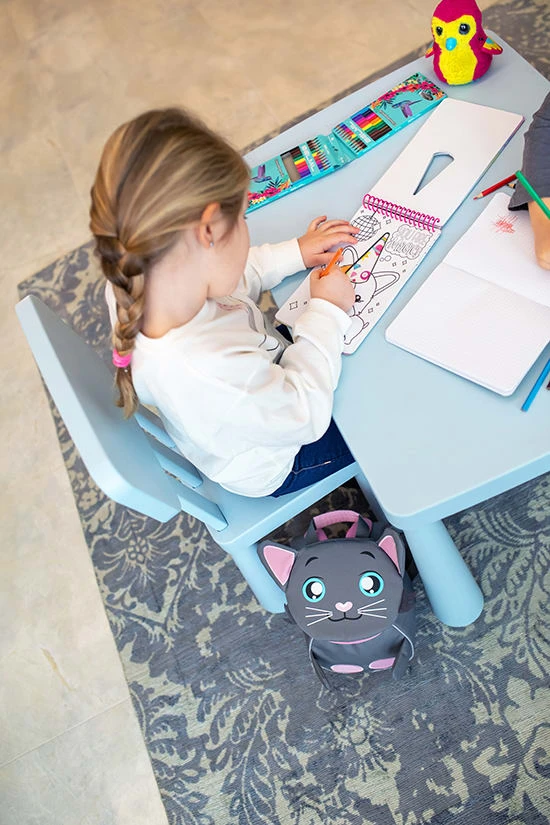 BELMIL Kindergartenrucksack "Mini Animal Mini Bunny" In Grau/Rosa - H 25 L 18 T 11 Cm 8 BELMIL Kindergartenrucksack "Mini Animal Mini Bunny" In Grau/Rosa - H 25 L 18 T 11 Cm – Bild 8