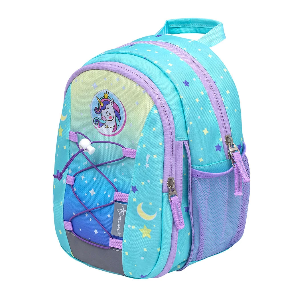 BELMIL Kindergartenrucksack Mini Kiddy Cute Unicorn In Blau – (H)23 X (L)20 X (T)9 Cm 5 BELMIL Kindergartenrucksack Mini Kiddy Cute Unicorn In Blau – (H)23 X (L)20 X (T)9 Cm – Bild 5