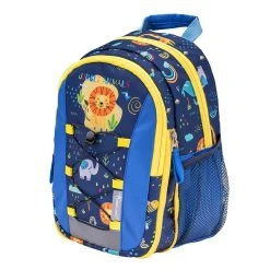 BELMIL Kindergartenrucksack "Mini Kiddy Little Jungle" In Blau, Gelb, Brustgurt, Namensschild, H 23 Cm L 20 Cm T 9 + 6 Cm -Yeaz Geschäft belmil kindergartenrucksack mini kiddy little jungle in blau gelb brustgurt namensschild h 23 cm l 20 cm t 9 6 cm 4