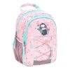 BELMIL Kindergartenrucksack "Mini Kiddy Little Sloth" In Pink, Blau, Brustgurt, Namensschild, H 23 Cm L 20 Cm T 9 + 6 Cm