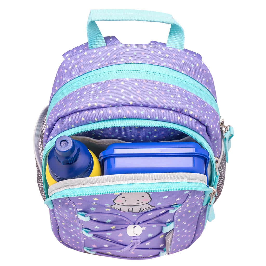 BELMIL Kindergartenrucksack "Mini Kiddy Little Sloth" In Pink, Blau, Brustgurt, Namensschild, H 23 Cm L 20 Cm T 9 + 6 Cm 7 BELMIL Kindergartenrucksack "Mini Kiddy Little Sloth" In Pink, Blau, Brustgurt, Namensschild, H 23 Cm L 20 Cm T 9 + 6 Cm – Bild 7