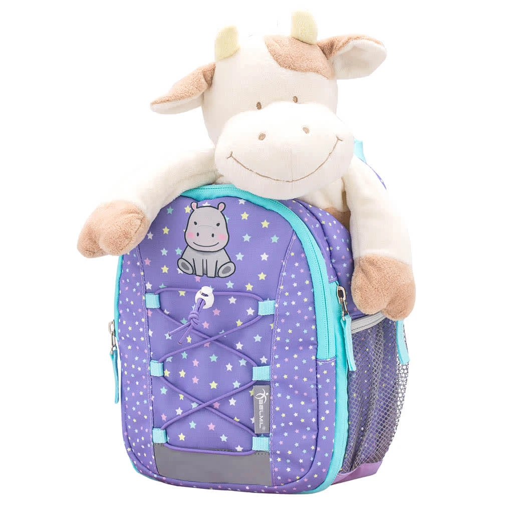 BELMIL Kindergartenrucksack "Mini Kiddy Little Sloth" In Pink, Blau, Brustgurt, Namensschild, H 23 Cm L 20 Cm T 9 + 6 Cm 9 BELMIL Kindergartenrucksack "Mini Kiddy Little Sloth" In Pink, Blau, Brustgurt, Namensschild, H 23 Cm L 20 Cm T 9 + 6 Cm – Bild 9