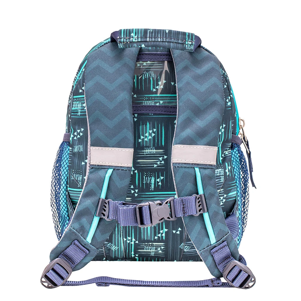 BELMIL Kindergartenrucksack "Mini Kiddy Little Stegosaurus" In Blau, Brustgurt, Namensschild, H 23 Cm L 20 Cm T 9 + 6 Cm 4 BELMIL Kindergartenrucksack "Mini Kiddy Little Stegosaurus" In Blau, Brustgurt, Namensschild, H 23 Cm L 20 Cm T 9 + 6 Cm – Bild 4