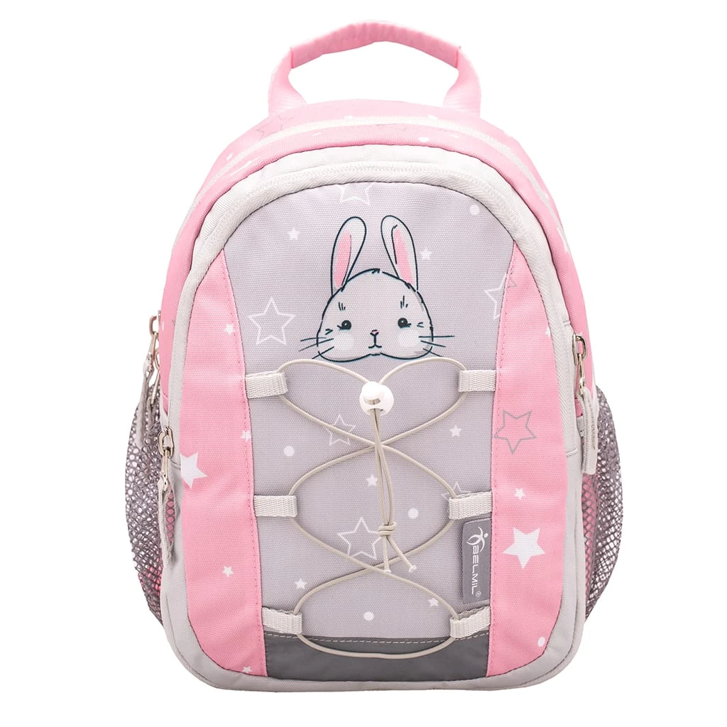 BELMIL Kindergartenrucksack "Mini Kiddy Woodland Animal Rabbit" In Hellpink H 23 Cm L 20 Cm T 9 + 6 Cm 2 BELMIL Kindergartenrucksack "Mini Kiddy Woodland Animal Rabbit" In Hellpink H 23 Cm L 20 Cm T 9 + 6 Cm – Bild 2