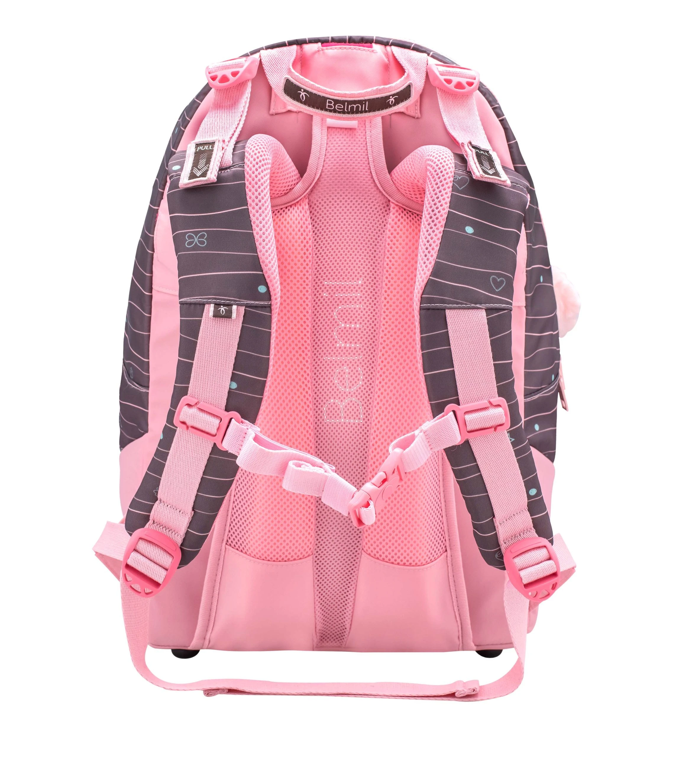 BELMIL Premium 2-IN-1 Schultasche & Gürteltasche "Mint" Braun Mit Brustgurt 5 BELMIL Premium 2-IN-1 Schultasche & Gürteltasche "Mint" Braun Mit Brustgurt – Bild 5