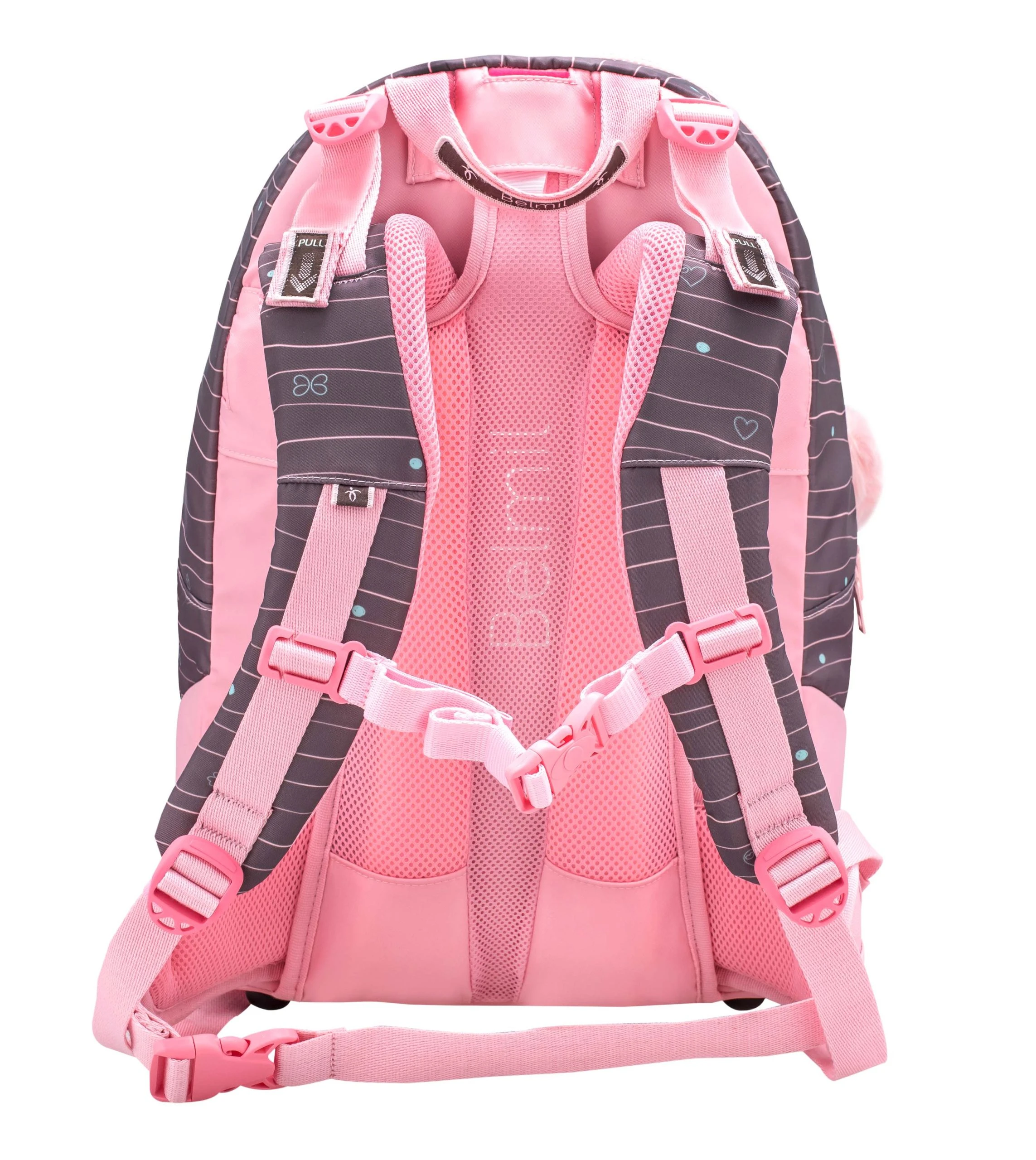 BELMIL Premium 2-IN-1 Schultasche & Gürteltasche "Mint" Braun Mit Brustgurt 6 BELMIL Premium 2-IN-1 Schultasche & Gürteltasche "Mint" Braun Mit Brustgurt – Bild 6