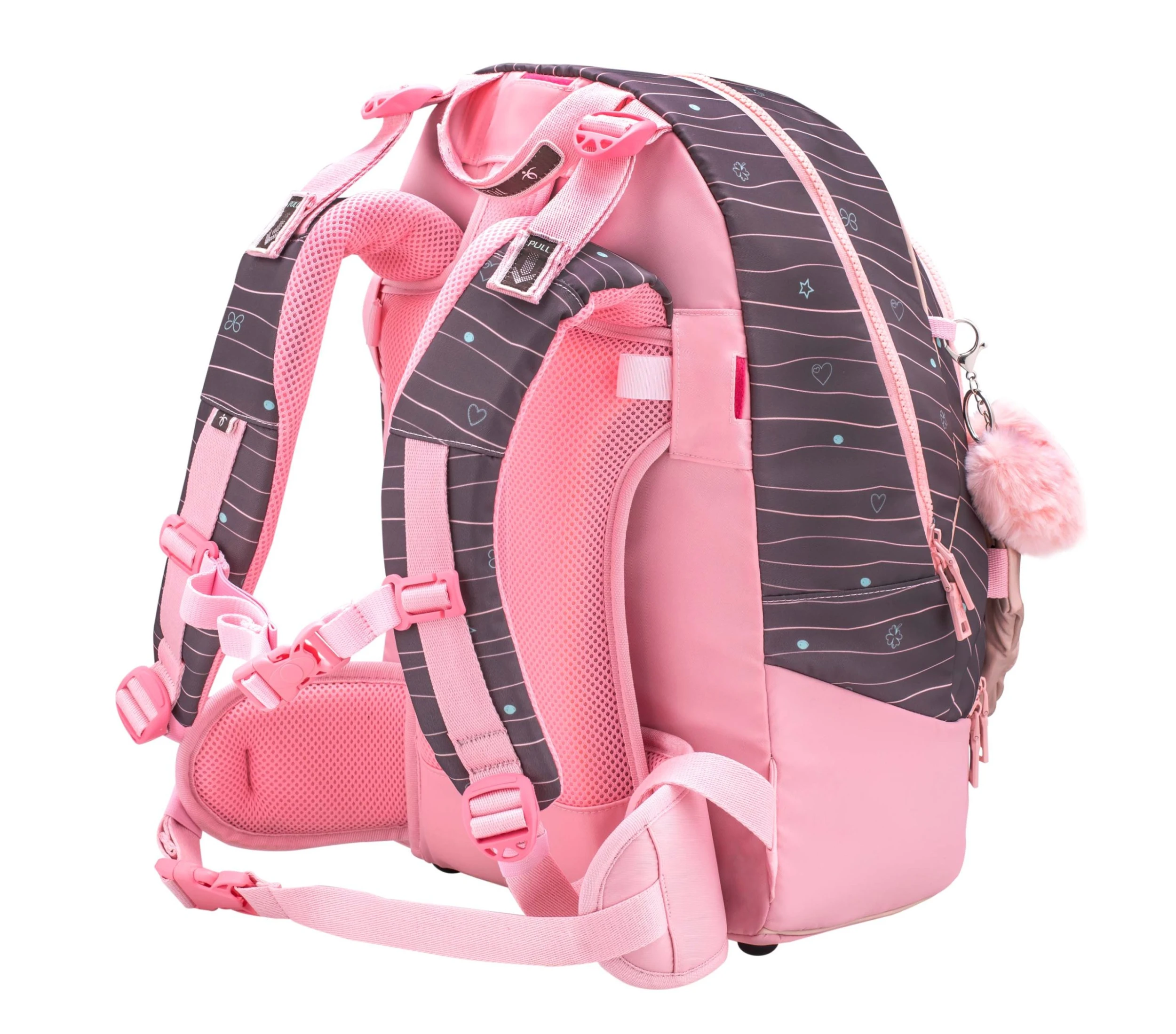 BELMIL Premium 2-IN-1 Schultasche & Gürteltasche "Mint" Braun Mit Brustgurt 7 BELMIL Premium 2-IN-1 Schultasche & Gürteltasche "Mint" Braun Mit Brustgurt – Bild 7