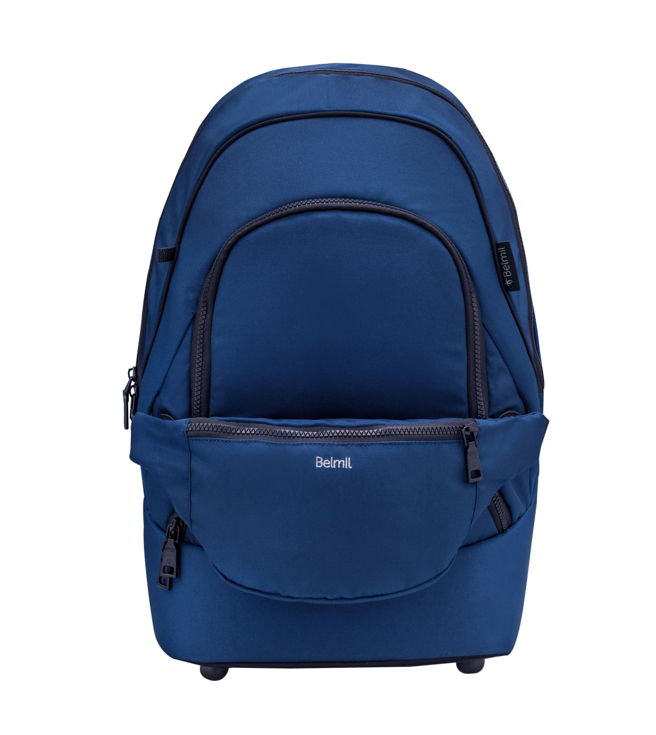 BELMIL Premium 2-IN-1 Schultasche & Gürteltasche "Navy Blue" Mit Brustgurt 2 BELMIL Premium 2-IN-1 Schultasche & Gürteltasche "Navy Blue" Mit Brustgurt – Bild 2