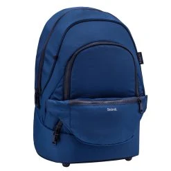 BELMIL Premium 2-IN-1 Schultasche & Gürteltasche "Navy Blue" Mit Brustgurt