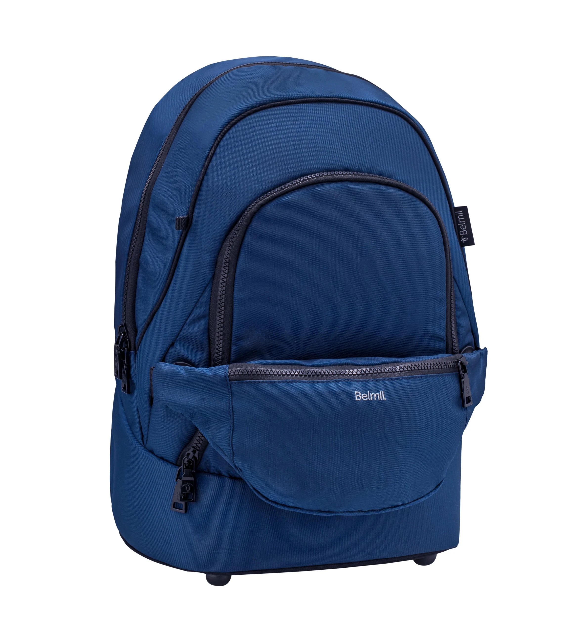 BELMIL Premium 2-IN-1 Schultasche & Gürteltasche "Navy Blue" Mit Brustgurt 1 BELMIL Premium 2-IN-1 Schultasche & Gürteltasche "Navy Blue" Mit Brustgurt