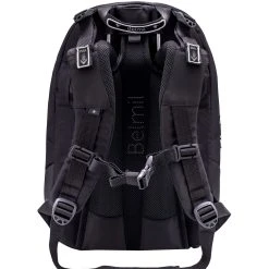 BELMIL Premium 2-IN-1 Schultasche & Gürteltasche"Black" Schwarz Mit Brustgurt -Yeaz Geschäft belmil premium 2 in 1 schultasche and gurteltascheblack schwarz mit brustgurt 3 scaled