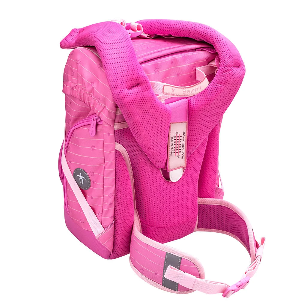 BELMIL Premium Schulranzen-Set 5tlg. Comfy Plus "Candy" Pink Mit Brustgurt 7 BELMIL Premium Schulranzen-Set 5tlg. Comfy Plus "Candy" Pink Mit Brustgurt – Bild 7