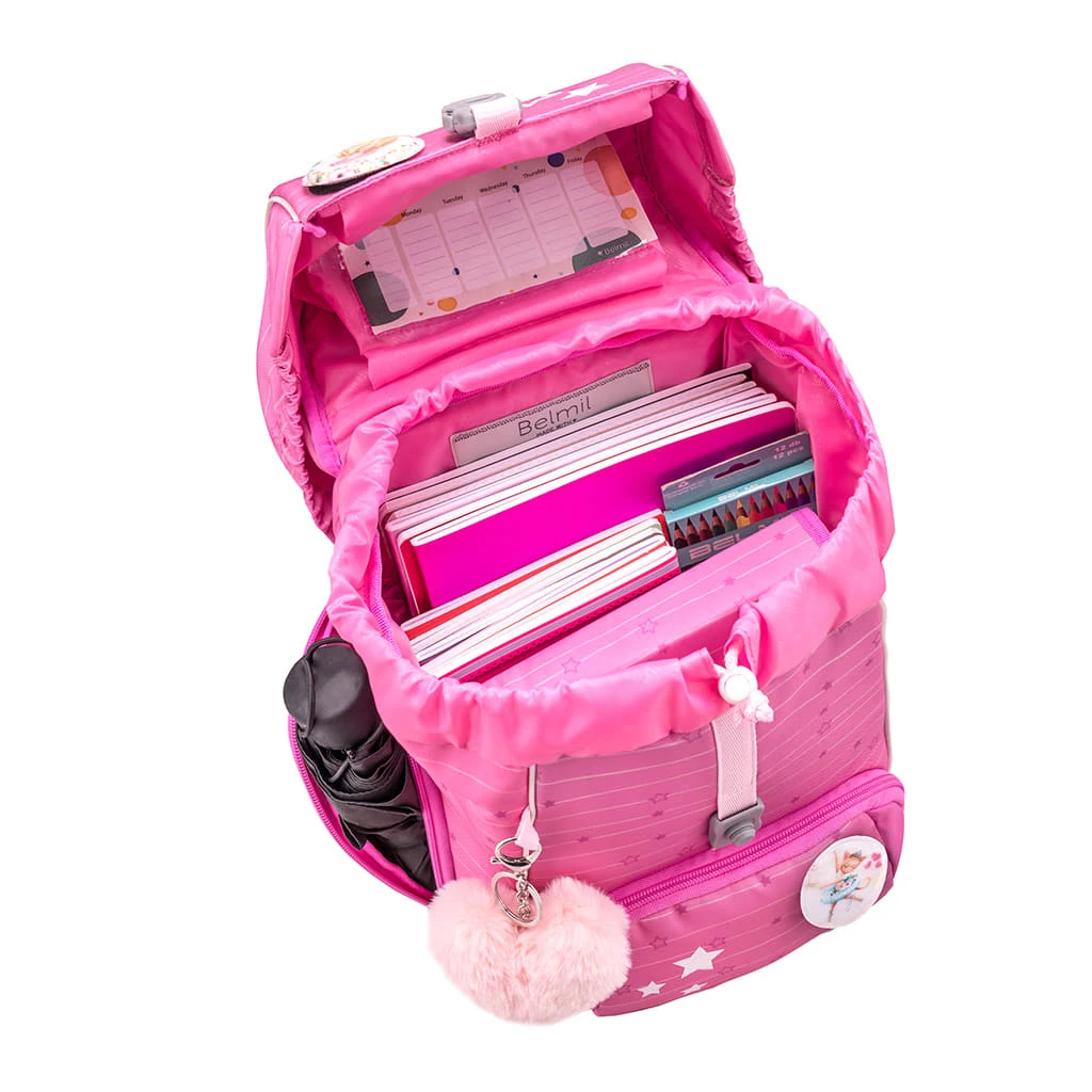 BELMIL Premium Schulranzen-Set 5tlg. Comfy Plus "Candy" Pink Mit Brustgurt 8 BELMIL Premium Schulranzen-Set 5tlg. Comfy Plus "Candy" Pink Mit Brustgurt – Bild 8