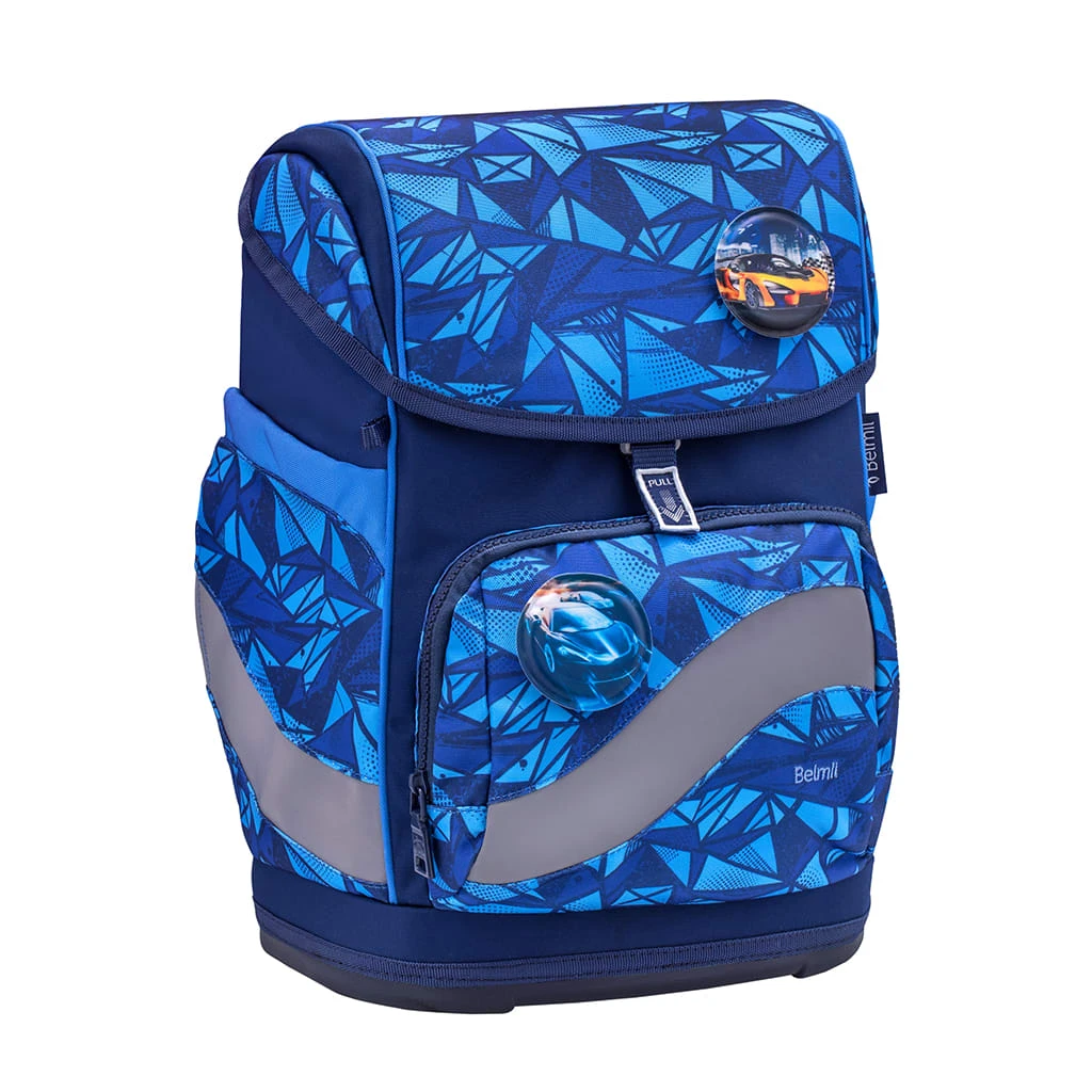 BELMIL Premium Schulranzen-Set 5tlg. Smarty Plus "Glacier Blue" Mit Brustgurt 4 BELMIL Premium Schulranzen-Set 5tlg. Smarty Plus "Glacier Blue" Mit Brustgurt – Bild 4