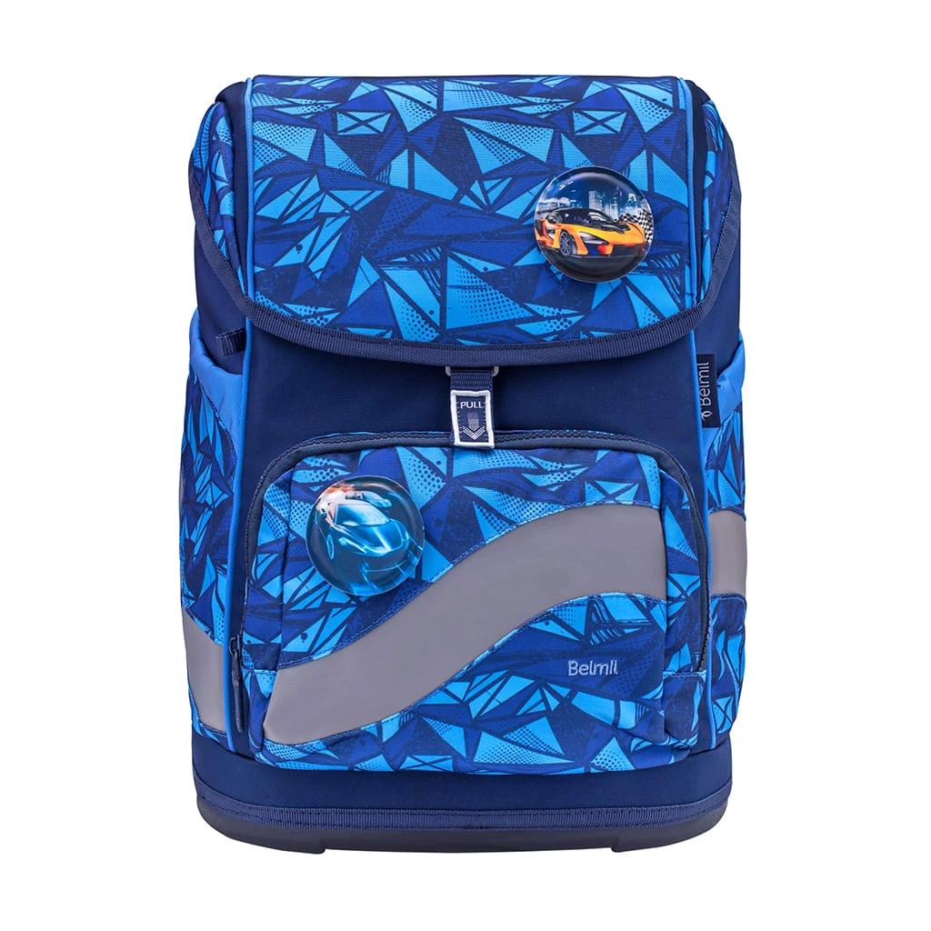 BELMIL Premium Schulranzen-Set 5tlg. Smarty Plus "Glacier Blue" Mit Brustgurt 5 BELMIL Premium Schulranzen-Set 5tlg. Smarty Plus "Glacier Blue" Mit Brustgurt – Bild 5