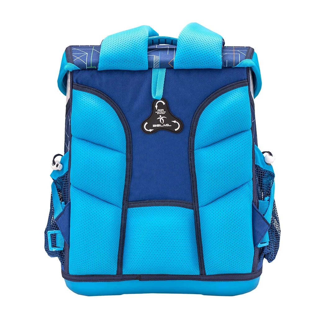 BELMIL Schulranzen-Set 4tlg. Cool Bag "Invasion" Blau Mit Brustgurt, Hüftgurt, Magnetverschluss H 36 Cm B 31 Cm T 23 Cm 13 BELMIL Schulranzen-Set 4tlg. Cool Bag "Invasion" Blau Mit Brustgurt, Hüftgurt, Magnetverschluss H 36 Cm B 31 Cm T 23 Cm – Bild 13
