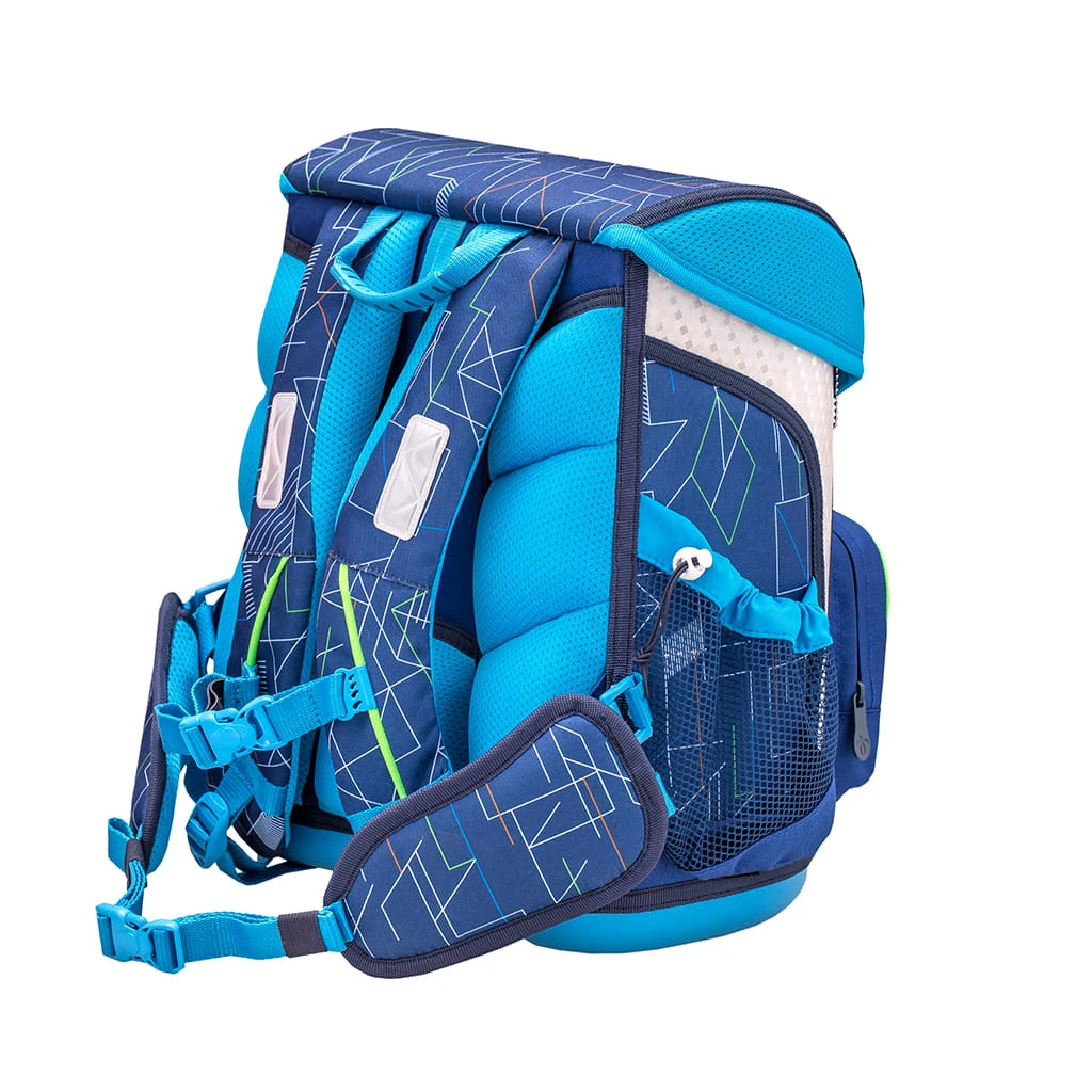 BELMIL Schulranzen-Set 4tlg. Cool Bag "Invasion" Blau Mit Brustgurt, Hüftgurt, Magnetverschluss H 36 Cm B 31 Cm T 23 Cm 7 BELMIL Schulranzen-Set 4tlg. Cool Bag "Invasion" Blau Mit Brustgurt, Hüftgurt, Magnetverschluss H 36 Cm B 31 Cm T 23 Cm – Bild 7