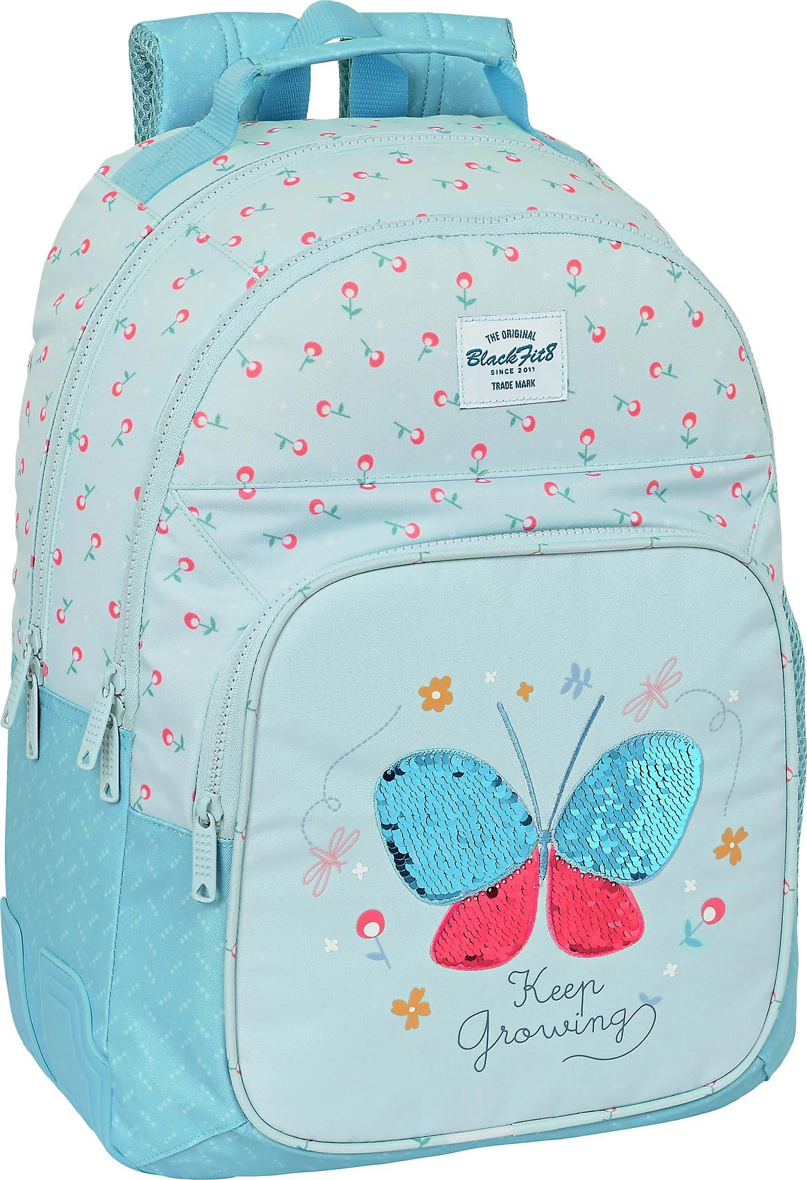 Blackfit8 Freizeitrucksack Butterfly Mit 2 Fächern 1 Blackfit8 Freizeitrucksack Butterfly Mit 2 Fächern
