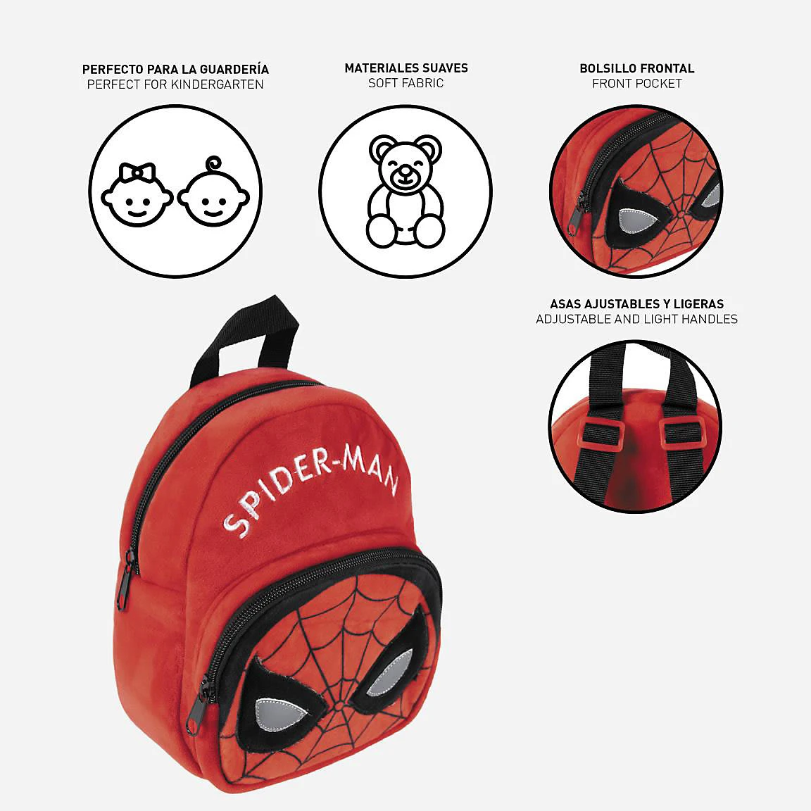 Cerda Plüsch-Kinderrucksack Spider-Man 6 Cerda Plüsch-Kinderrucksack Spider-Man – Bild 6