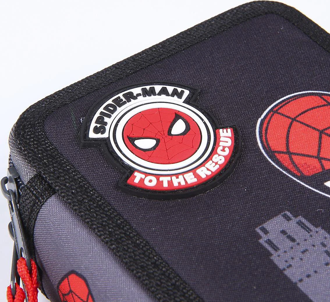 Cerda Triple-Federmäppchen Spider-Man Befüllt, 42-tlg. 7 Cerda Triple-Federmäppchen Spider-Man Befüllt, 42-tlg. – Bild 7