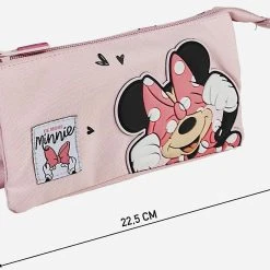Cerda Triple-Schlampermäppchen Disney Minnie Mouse, Unbefüllt -Yeaz Geschäft cerda triple schlampermappchen disney minnie mouse unbefullt 2