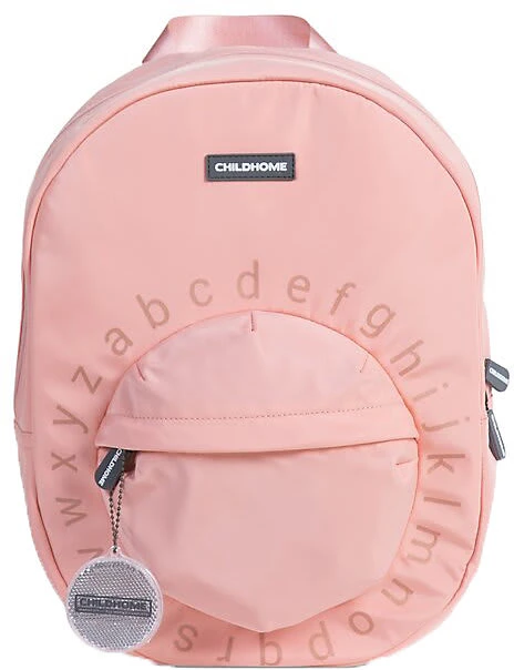 Childhome Kinderrucksack ABC, Groß, Rosa/kupfer 1 Childhome Kinderrucksack ABC, Groß, Rosa/kupfer