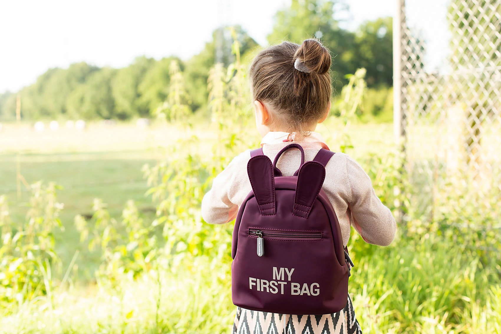 Childhome Kinderrucksack KIDS MY FIRST BAG, Aubergine 6 Childhome Kinderrucksack KIDS MY FIRST BAG, Aubergine – Bild 6