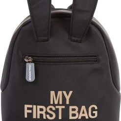 Childhome Kinderrucksack KIDS MY FIRST BAG, Schwarz/gold