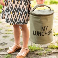 Childhome Thermotasche KIDS MY LUNCHBAG, Isothermisch, Canvas, Khaki -Yeaz Geschäft childhome thermotasche kids my lunchbag isothermisch canvas khaki 4