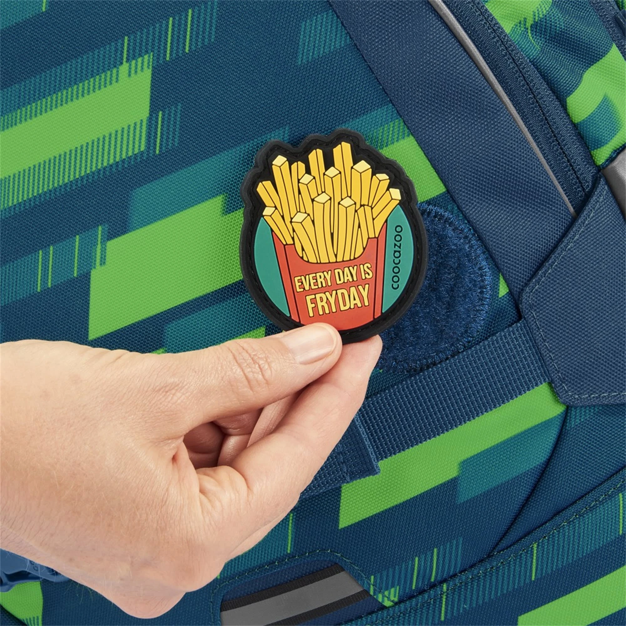 Coocazoo JOKER, 25 Liter In Lime Stripe 5 Coocazoo JOKER, 25 Liter In Lime Stripe – Bild 5